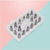 bMulti-Shape Piping Tips with Coupler Set - Icing Nozzles Cake Decorating Tips - Baking Accessories