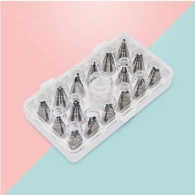 bMulti-Shape Piping Tips with Coupler Set - Icing Nozzles Cake Decorating Tips - Baking Accessories