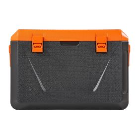cPortable Cooler 63 QT Insulated Hard Cooler 90 Can Capacity with Cup Holder