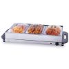 kVEVOR Electric Buffet Server & Food Warmer, 25.6" x 15" Portable Stainless Steel Chafing Dish Set with Temp Control & Oven-Safe Pan