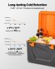 cPortable Cooler 63 QT Insulated Hard Cooler 90 Can Capacity with Cup Holder
