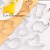 7 Pcs Giraffe Cartoon Cookie Cutters Animal Biscuit Mold DIY Cake Fondant Sugar craft Pastry Bakeware Decoration