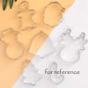 7 Pcs Christmas Cookie Cutters Stainless Steel Fondant Mold Cupcake Sugar craft Cake DIY Decorating Tool