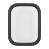 (4 pack) Plastic Durable Gray Food Storage Container 8 Cup 2 Count